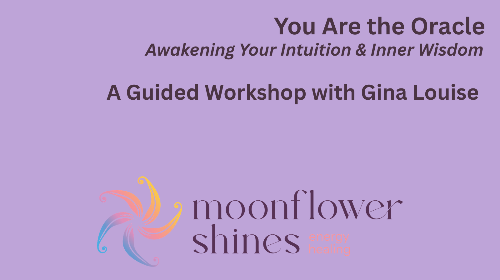 You Are the Oracle Workshop - Free Companion to the You Are the Oracle deck!